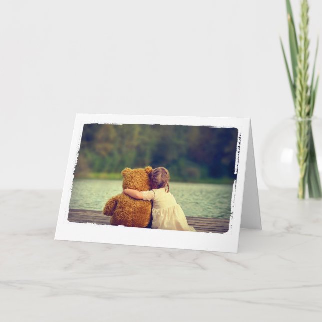 Child Adoption Girl Card (Front)