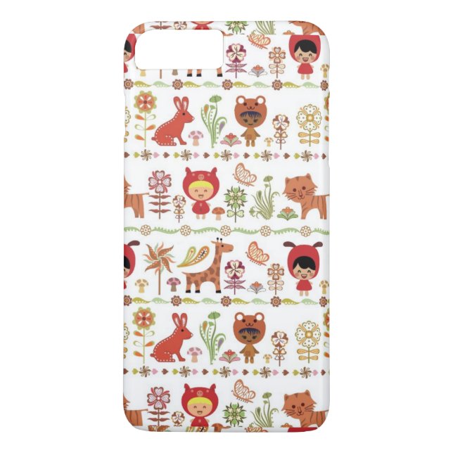 Child and Animals Pattern Case-Mate iPhone Case (Back)