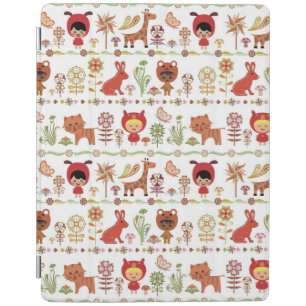 Child and Animals Pattern iPad Smart Cover