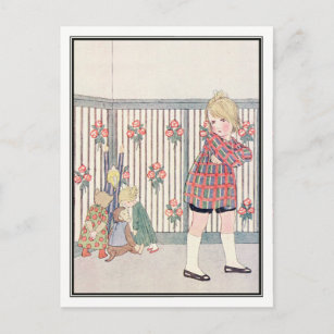 Child and Naughty Toys by H. Willebeek Le Mair Postcard