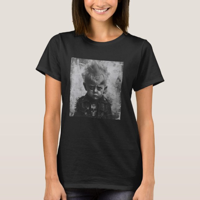 Child as a punker, rebellious child T-Shirt (Front)