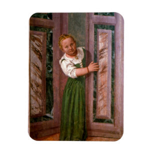 Child at the Door, from the Sala a Crociera, c.156 Magnet