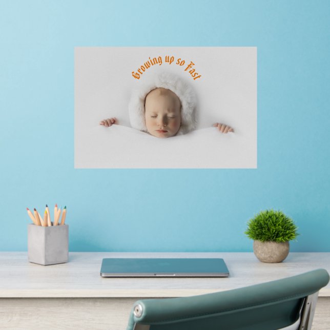 Child Baby Minimalist Wall Decals (Home Office 2)