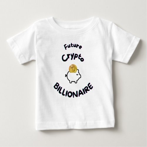 Child baby toddler t shirt funny crypto