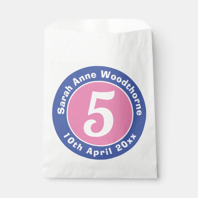 Child Birthday Party Goody Bag (Front)