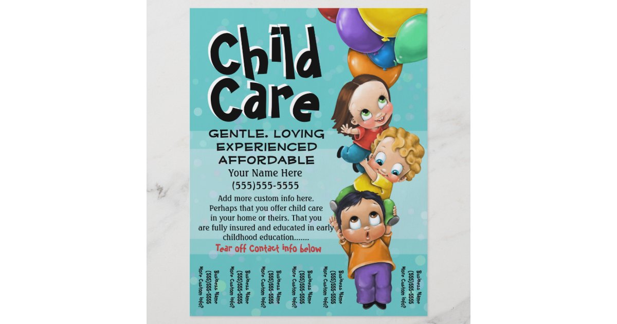 babysitting flyers template free