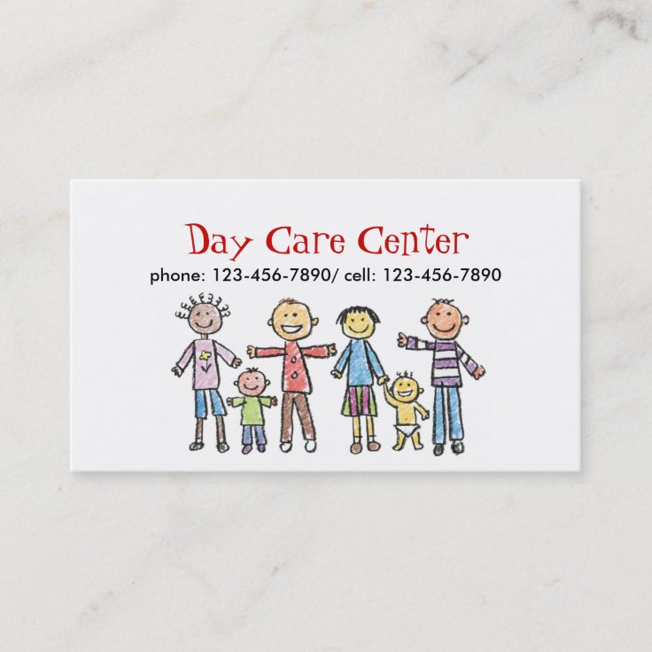 Child Care Business Card Zazzle