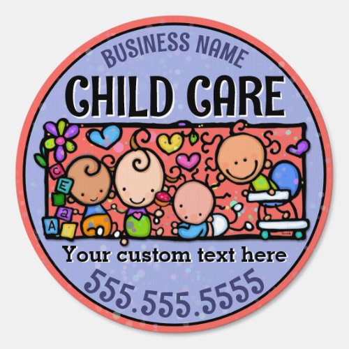 Child Care Day Care Pediatrician Advertising Sign