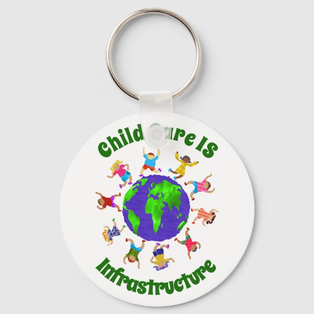 Child Care IS Infrastructure Keychain (Front)