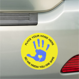 Child Care Safety Car Magnet