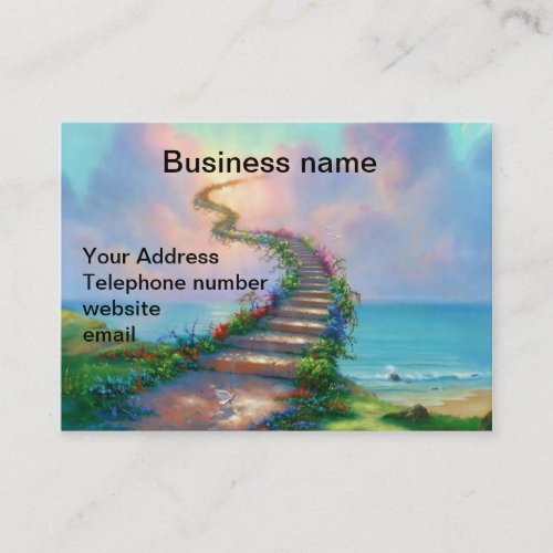 Child Care Stairway Business Cards