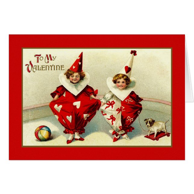 Child Clowns Cards (Front Horizontal)