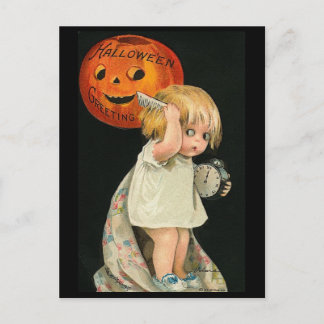 Child Combing Hair Postcard