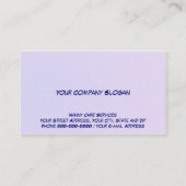 Child Day Care Business Card (Back)