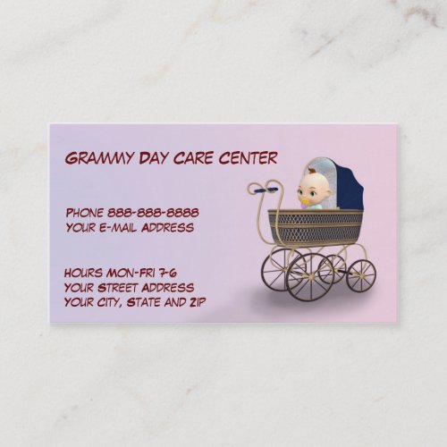 Child Day Care Business Card