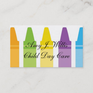 Child Day Care Business Card