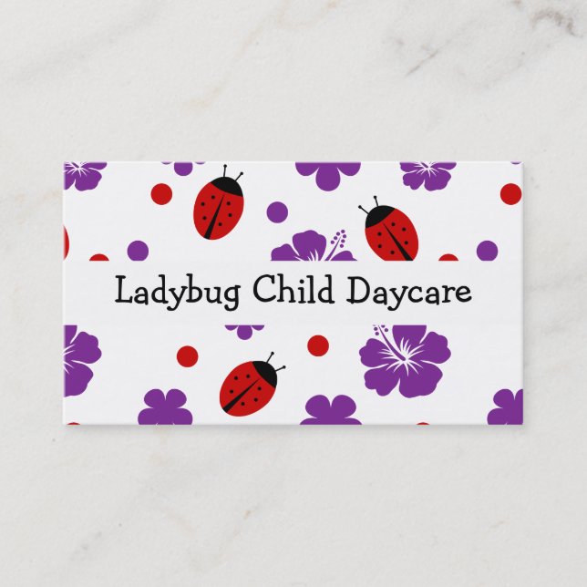 Child Daycare Business Cards (Front)