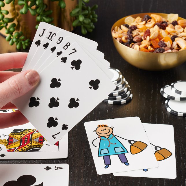 Child Doctor Kids Medical Character Poker Cards (Creator Uploaded)