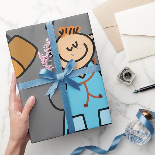 Child Doctor Wrapping Paper (Creator Uploaded)