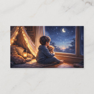 Child Finding Courage Storybook Business Card