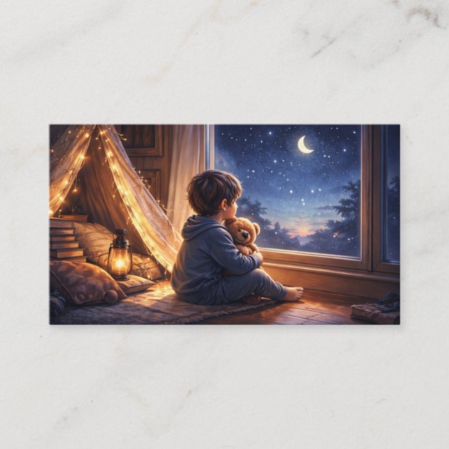 Child Finding Courage Storybook  Business Card (Front)