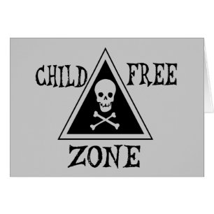 Child-Free Zone Cards