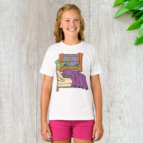 Child Hiding In Bed T_Shirt