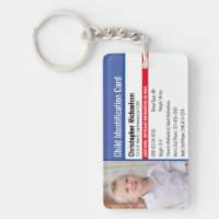 Child ID Identification Emergency Allergy Photo