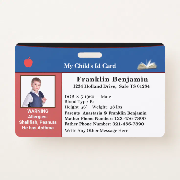 where can i get an id card for my child