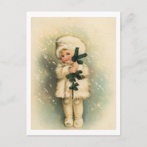 Child in a Snowstorm Card