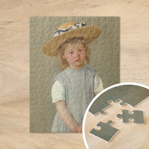 Child in a Straw Hat  Mary Cassatt Jigsaw Puzzle