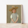 Child in a Straw Hat | Mary Cassatt Poster