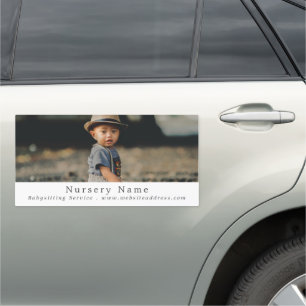 Child in Hat, Babysitter, Daycare, Nursery Car Magnet