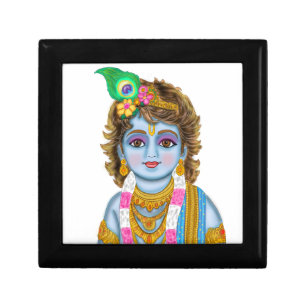 Child Krishna Clock Gift Box