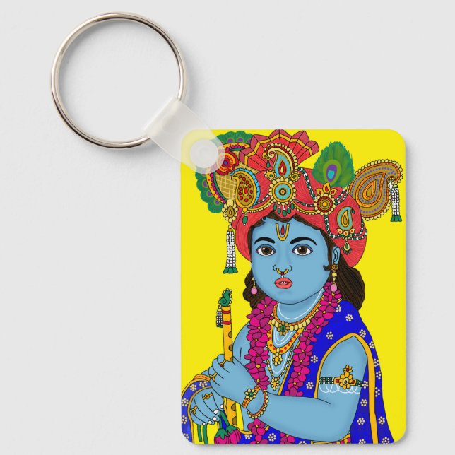 Child Krishna Keychain (Front)