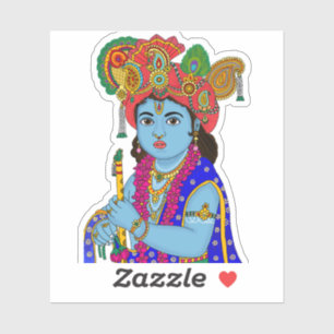 Child Krishna Sticker