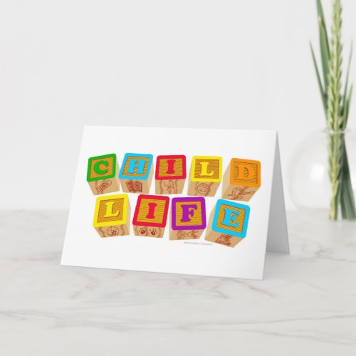 Child Life Blocks Notecards