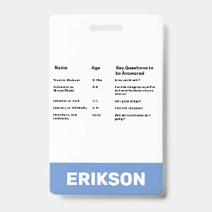 Child Life Child Development Theorists Badge