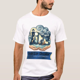 Child Life Specialist Guiding Light Healing Hearts T-Shirt
