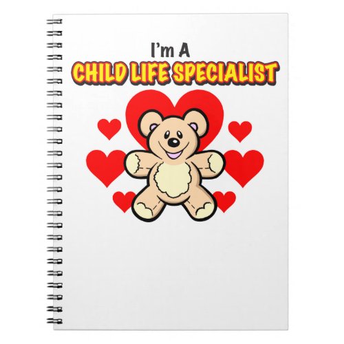 Child Life Specialist Teddy Bear Notebook