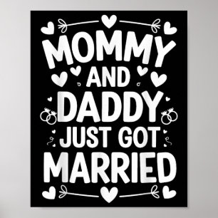 Child Marriage Wedding Bride Groom Mommy And Daddy Poster