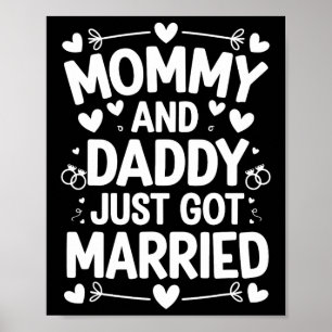 Child Marriage Wedding Bride Groom Mommy And Daddy Poster