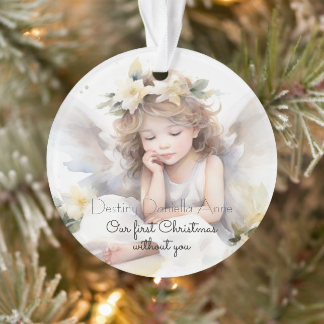 Child Memorial First Christmas Without You Ornament (Tree)