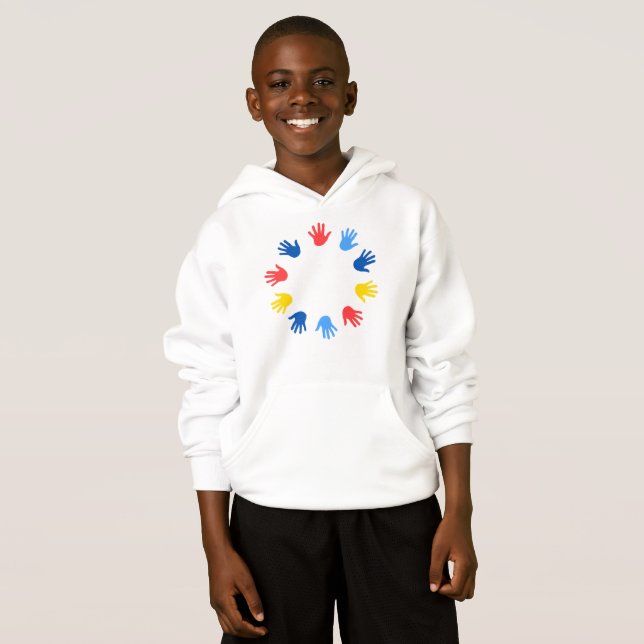 Child Moletom with Hands Hoodie (Front Full)