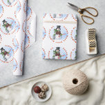 Child Name From Santa Snowman Candy Cane Wrapping Paper<br><div class="desc">Child Name From Santa Snowman Candy Cane. Easily personalise with your child's name from Santa.</div>