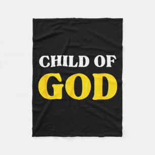 Child Of God, Beloved Blessed, Christian Faith  Fleece Blanket