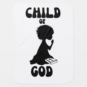 Child Of God Bible Quote Baby Blanket