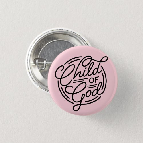 Child Of God Button Pin Badge Accessory