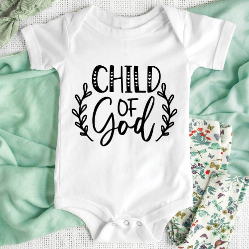 Child of God Christian Baby Bodysuit Kid Shirt