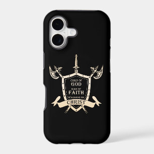 Child of GOD - Man of FAITH - Warrior of CHRIST iPhone 17 Case